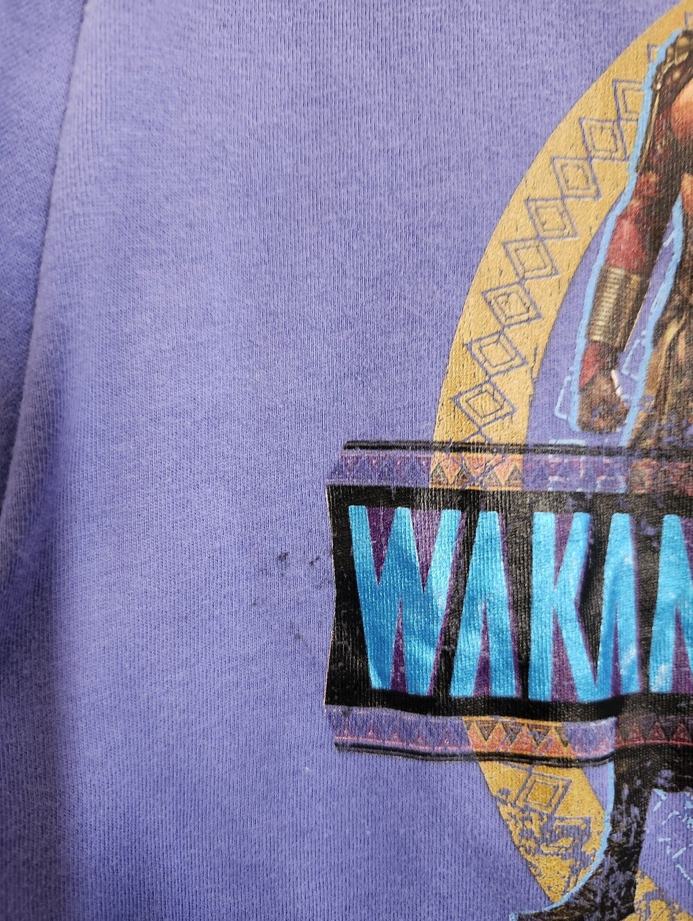 Wakanda Forever Purple Kids Graphic Tee - Picture 3 of 8